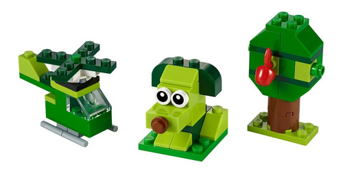 Lego Classic 11007 Perrito Verde 3 En 1 Figuras 60 Pzs