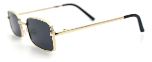 Sa106 Mens Retro Vintage Estrecha Rectangular Pimp Metal ...