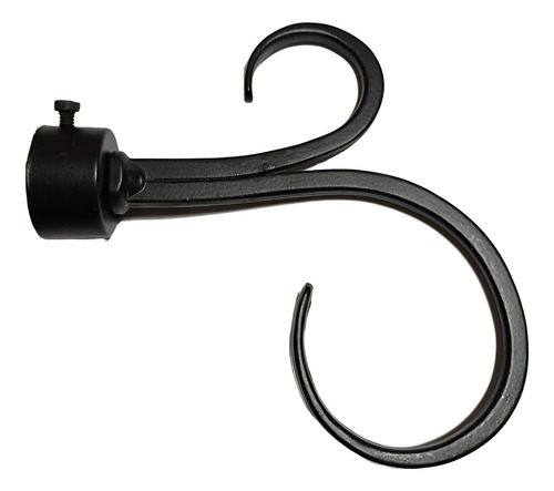 Barral Cortina Ironwood 22mm A Medida De 1 A 4m Linea Nakash Negro Terminal Rulo