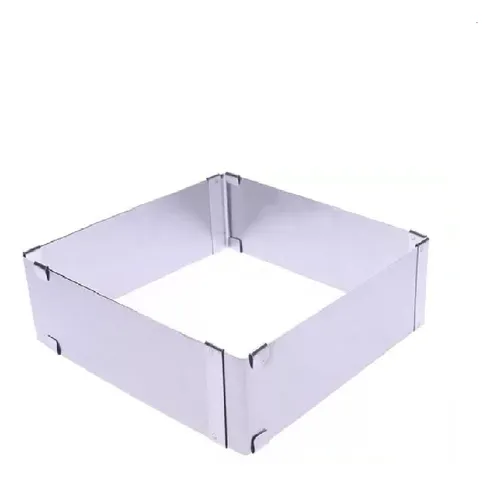 comprar Molde De Torta Moldes Para Tartas Cuadrado Ajustable Queque Molde Cuadrado Ajustable Para Tartas Y Queque Pasteleriacl