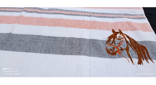Imagen 2 de 2 de Poncho Pañuelo Bordado Esquina