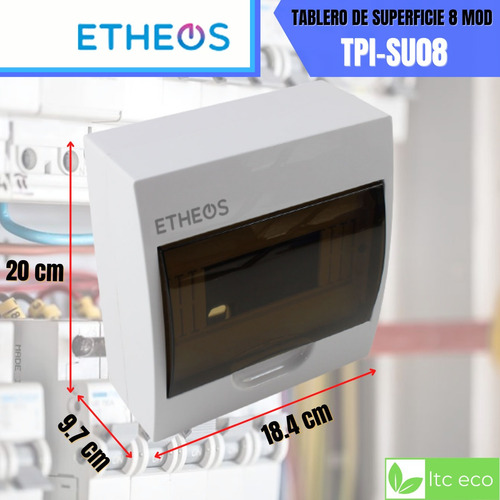 Tablero Caja Para Termicas De Aplicar 8 Modulos Exterior