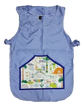 Comprar Ponchito Pintorcito  Jardín Nene Bolsillo Con Dibujitos #9