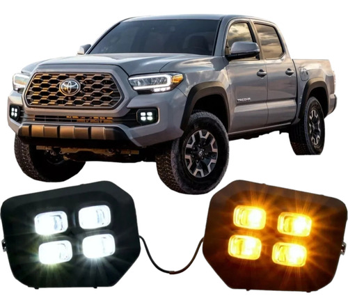 Biseles Faro Niebla Ice Cube Toyota Tacoma 2016 -2023