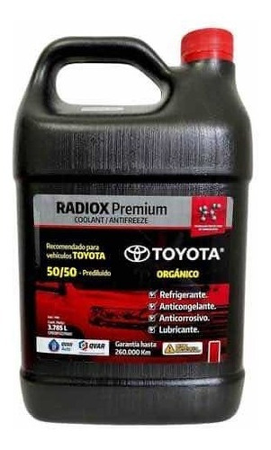 Refrigerante Toyota Radiox Premium