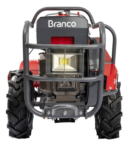 Microtrator Tratorito Branco Btd18cv Com Enxada Rotativa