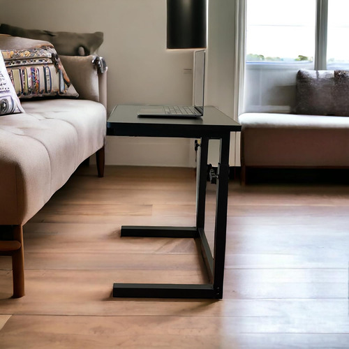 Mesa Lateral Ajustable Altura Forma De C, Soporte Portã...
