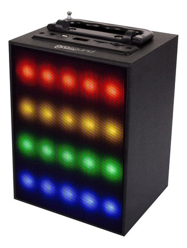 Super Cubo Bluetooth Prosound Led Black