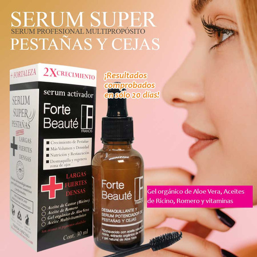 Serum Super Potencia A Pestañas Y Cejas Forte Beauté