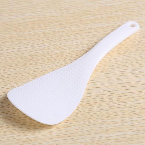 Para 2 Cucharas De Arroz Planas De Plástico Blanco