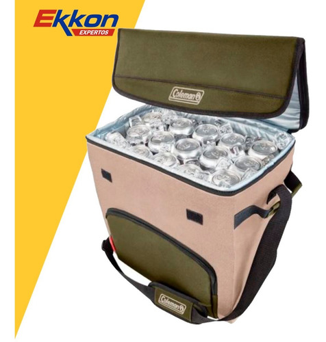 Imagen 3 de 10 de Bolso Termico Oliva 54 Latas Coleman (col70354)