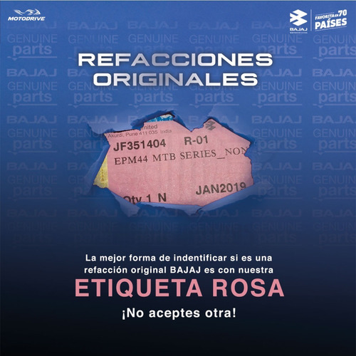 Engrane 2da Transmision Eje Primario Pulsar Ns / Rs Jg551227