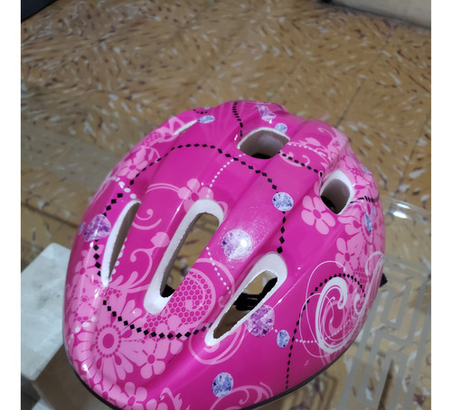 Casco Protector De Bicicleta Para Niña Color Rosado