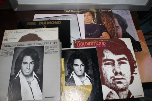 Colección De 09 Lp Vinyl De Neil Diamond,gran Condición.