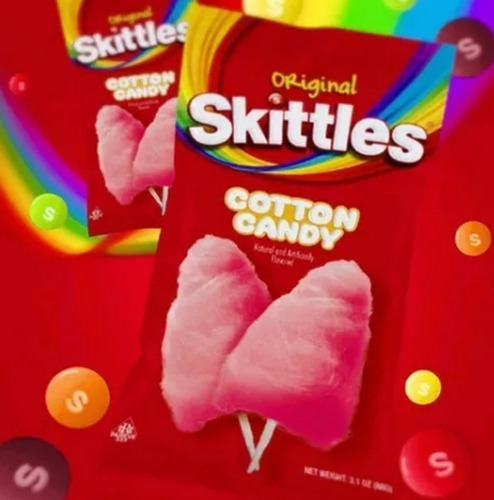 Algodón De Azucar Skittles Cotton Candy