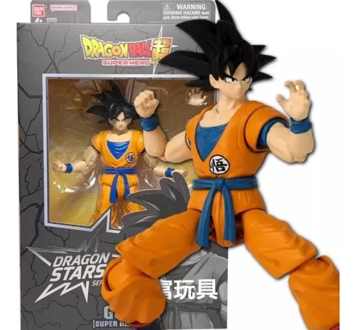 Figura Dragon Ball Stars Goku Base Super Hero Articulada