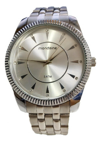 Relógio Mondaine Feminino Prata 76507l0mvne2 Leia Desc Cor da correia Prateado