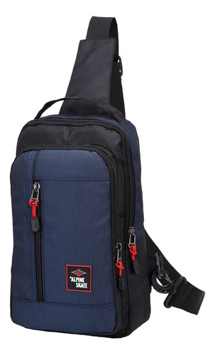 Morral Mochila Urbana Alpine Skate Cruzada C/ Tira Ajustable