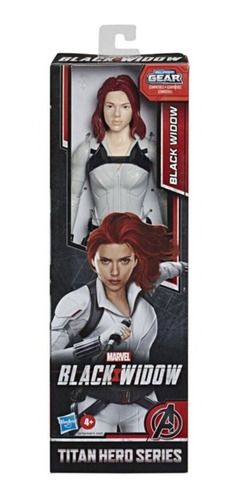Muñeca Marvel Black Widow Figura Accion Titan Hero Hasbro