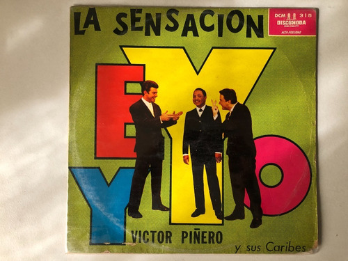 Lp Acetato Victor Piñero Y Sus Caribes - La Sensación. Salsa