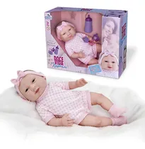 Comprar Adijomar Bebê Boneca Reborne com Chupeta e Mamadeira boneca bebê reborn com chupeta e mamadeira