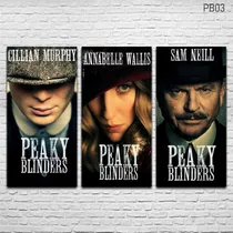 Comprar Cuadros Modernos Tripticos Living Dormitorio Peaky Blinders 