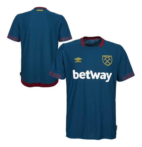 Jersey West Ham Inglaterra Original Umbro 2019 Visita 78751u