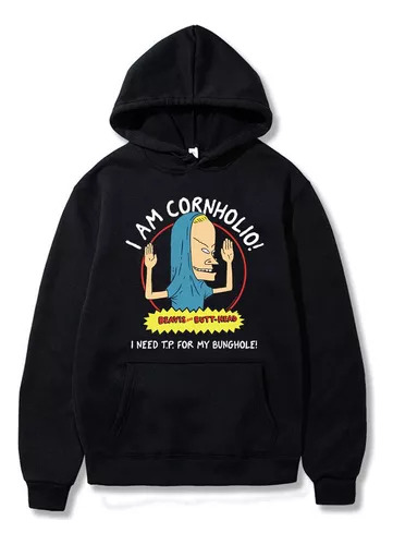 Buzo Canguro I Am Cornholio Beavis Y Butt Head I Ne Unisex