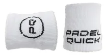 Comprar Par Muñequeras Tenis Padel Quick Deportiva Toalla Algodon Color Blanco Talle Adulto