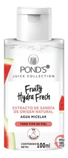 Agua Micelar Pond's Fruity Hydra Fresh Sandía 100 Ml