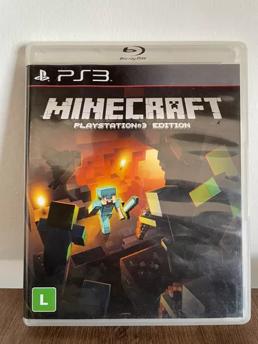 Jogo Minecraft para Ps3 original e usado seminovo