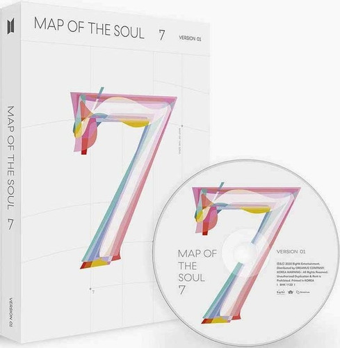Bts  Map Of The Soul 7  Version 1  1 Cd + 2 Libros + Stick