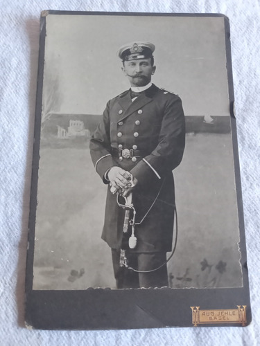 Antigua Foto Oficial Suizo Circa 1800 (Usado)