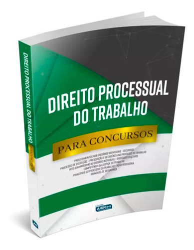 Para Concursos - Direito Processual Do Trabalho - 1ª Ed., De Professores Especializados., Vol. Único. Editora Alfacon Concursos Públicos, Capa Mole, Edição Oficial Em Português, 2023