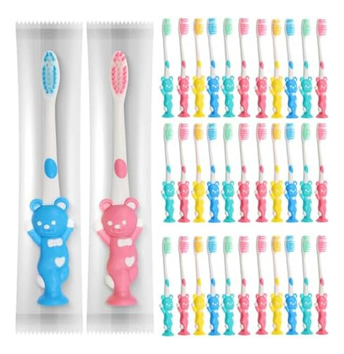 Gisdo 100 Cepillos De Dientes Desechables Para Niños Cepillo