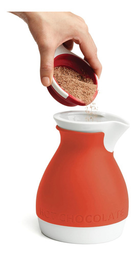 Olla De Chocolate Caliente De Chefn Con Madriguera Interna,