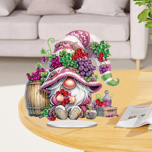 Kit De Pintura Artística Con Gemas De Mesa Adornos De Mesa C