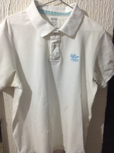 Chomba Piquet Blanca Tommy Hilfiger Hombre Xl 100 %algodón