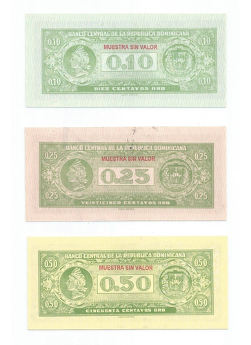 Bn8211 Republica Dominicana 1961 Set Specimen Fe Raríssimas