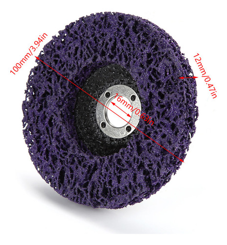 5 Peças De Tinta De Disco De Poliéster De 100 Mm, Ferramenta