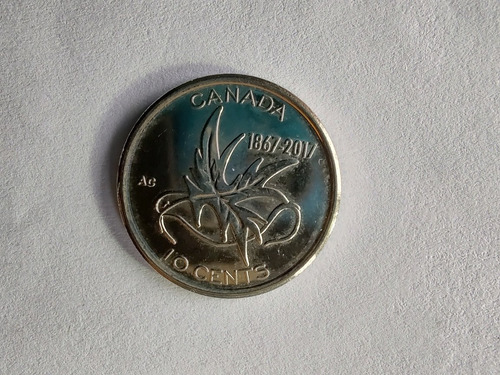 Moneda Canadá 10 Cents 2017 150 Años Aniv De Canada  (x994