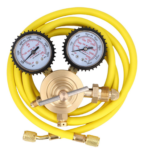Regulador De Nitrógeno De 0-600 Psi Cga580 Entrada Salida 1/