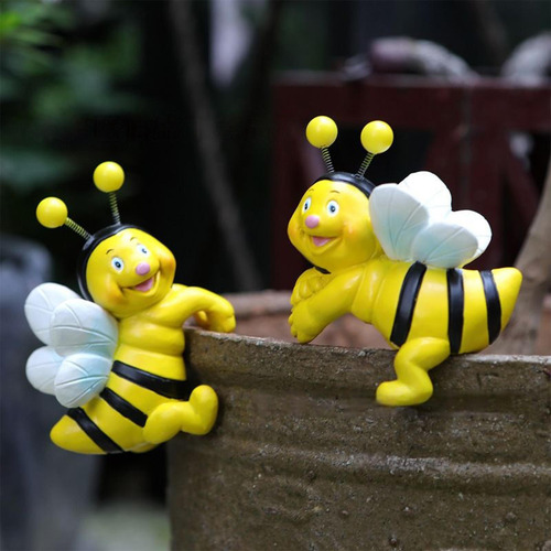 2pcs Flower Pot Figurinas Patio Colgante Jarrón Hugger