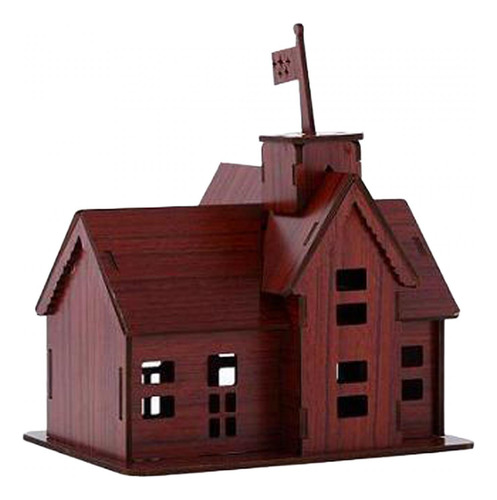 Rompecabezas De Madera 3d Arquitectura De Rompecabezas Casa