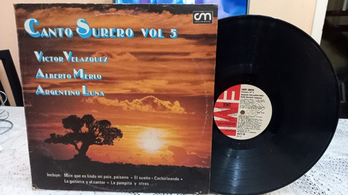 Canto Sureño Vol. 5 Lp Vinilo 1981 Promo Ex