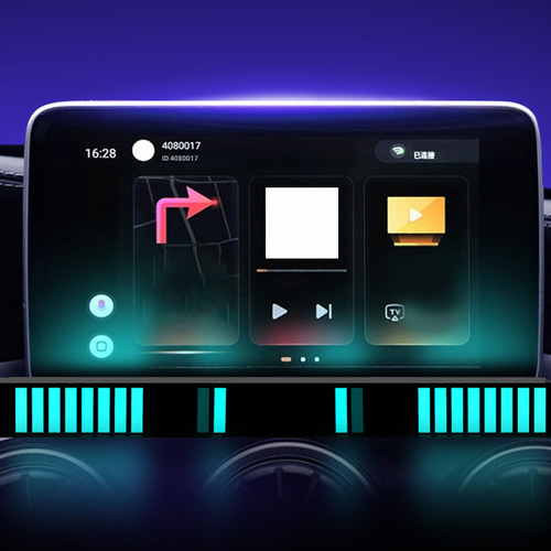 Barra Rgb, Captación De Sonido, Iluminación Led, Control De