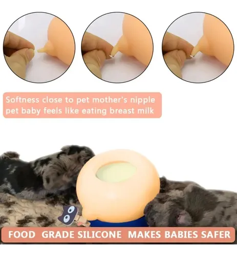 Cuenco De Leche For Alimentar A Cachorros, Biberones