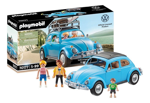 Miniatura Carro Fusca Volkswagen Beetle Vw 70177 - Playmobil