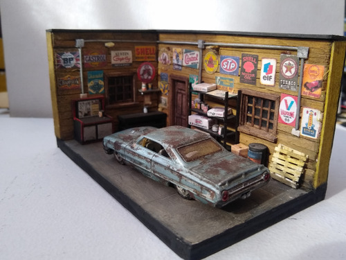 Diorama 1:64 Champion Tipo Garage (Usado)