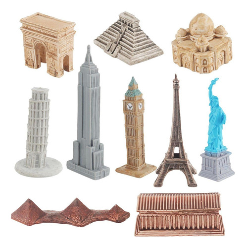 Juego De En Miniatura De Edificios Emblemáticos Uds., Juego
